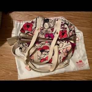 Authentic Coach Poppy Duffle Bag